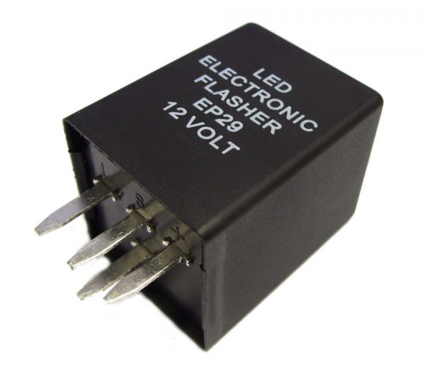 4 Pin Flasher Indicator Blinker Relay For LED Bulbs Lighting