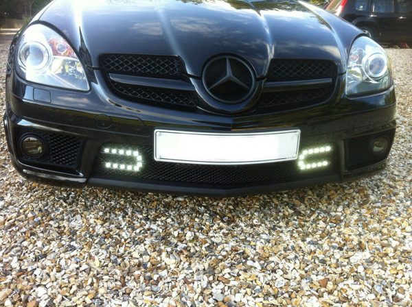 Extreme High Power L Shape DRL LED Daytime Running Lights Lamps Universal