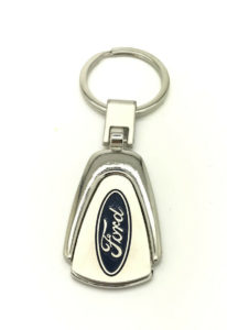 Logo Emblem Key Ring Chain Fob Xmas Gift Keychain Metal Chrome For Ford C-Max
