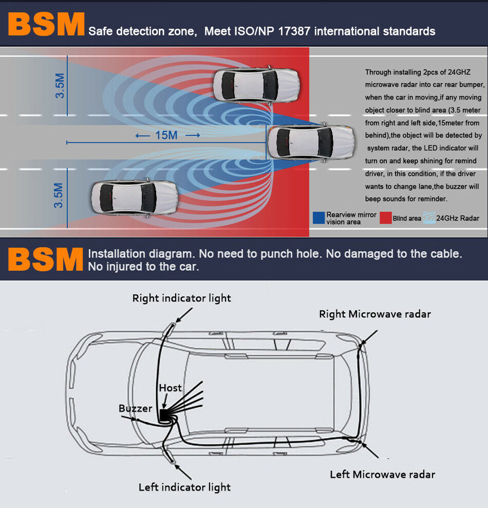Aftermarket Blind Spot Monitor kit safty system + install video Car Mod Shop