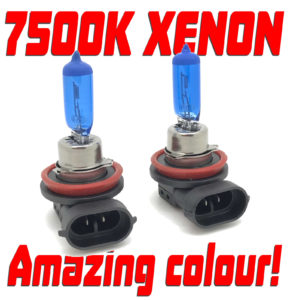 H11 55W 7500K Ice Blue Xenon Headlight Bulbs Headlamp Spare Part Replacement