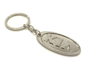 Logo Emblem Key Ring Chain Fob Keyring Keychain Metal Chrome for Kia
