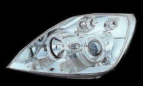 Chrome LED Halo Ring Projector Headlights For Ford Fiesta 6 02-07 Rhd Only