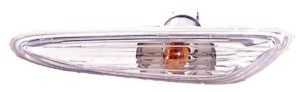 Depo Left Ns Left NS Marker Light Repeater Clear Triangular For BMW E46 01-04