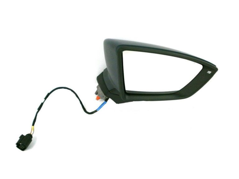 For Seat Leon Hatchback 1/2013> Electric Wing Door Mirror Primed Right