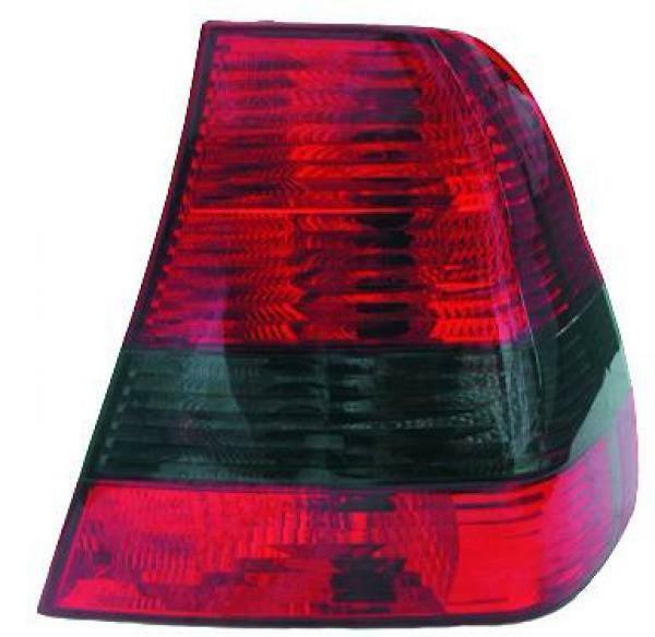 Rear Tail Lights Pair Set Crystal Grey Red For BMW 3 Series E46 Compact 01-05