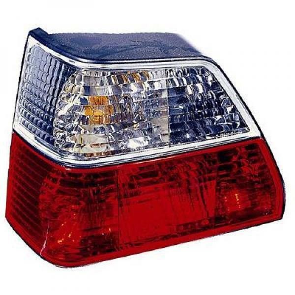 Back Rear Tail Lights Pair Set Clear Red White For VW Golf II Typ191 83-91