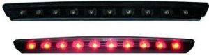 Back Rear 3rd Brake stop light lamp LED Clear Smoke For VW Scirocco 2008-14