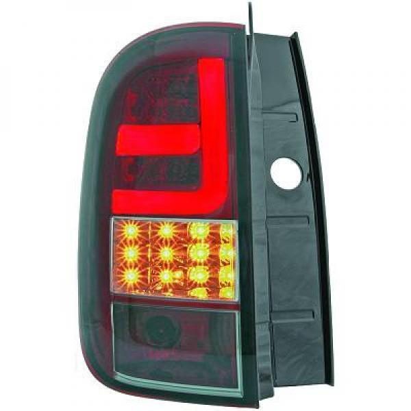 Back Rear Tail Lights Pair Set LED Clear Red Smoke For Dacia Duster 10-On