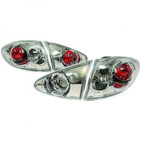 Back Rear Tail Lights Pair Set Clear Chrome For Alfa Romeo 147 Typ 190 01-04