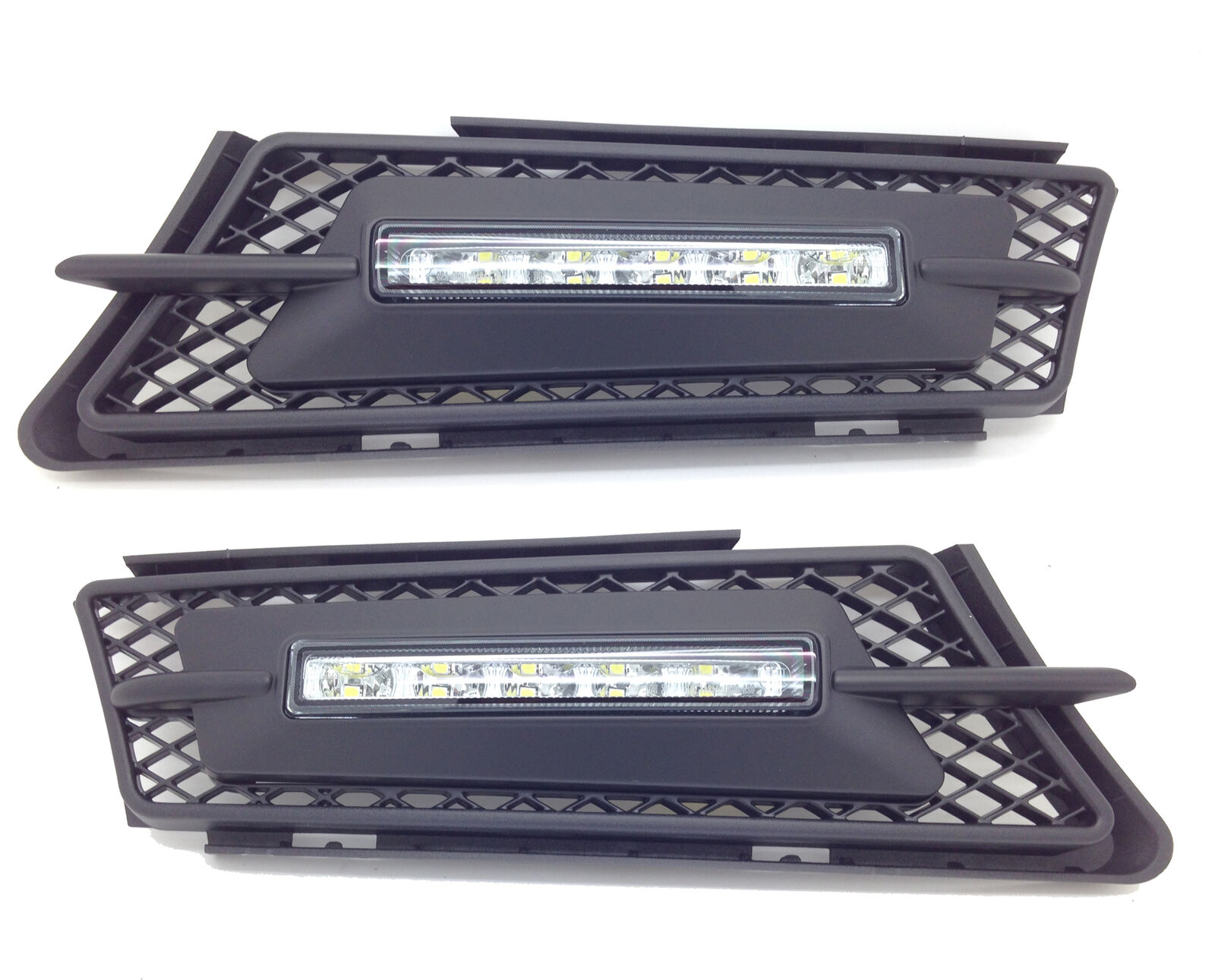 BMW 3 Series E90 E91 0508 BLACK LED GRILLE DRL DAYTIME RUNNING LIGHTS