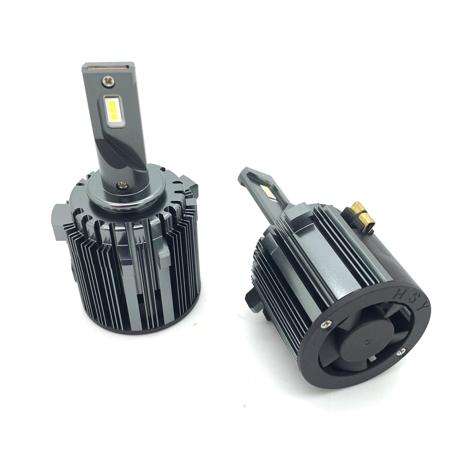 Pair H7 LED Headlight bulbs with integrated bulb holder for VW Car