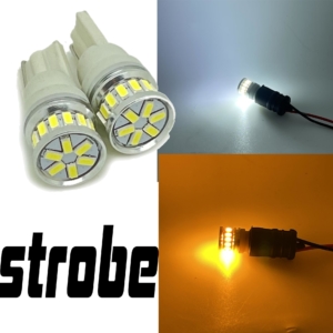 12v 24v Strobe flash warning LED T10 W5W 501 504 LED bulb lights recovery