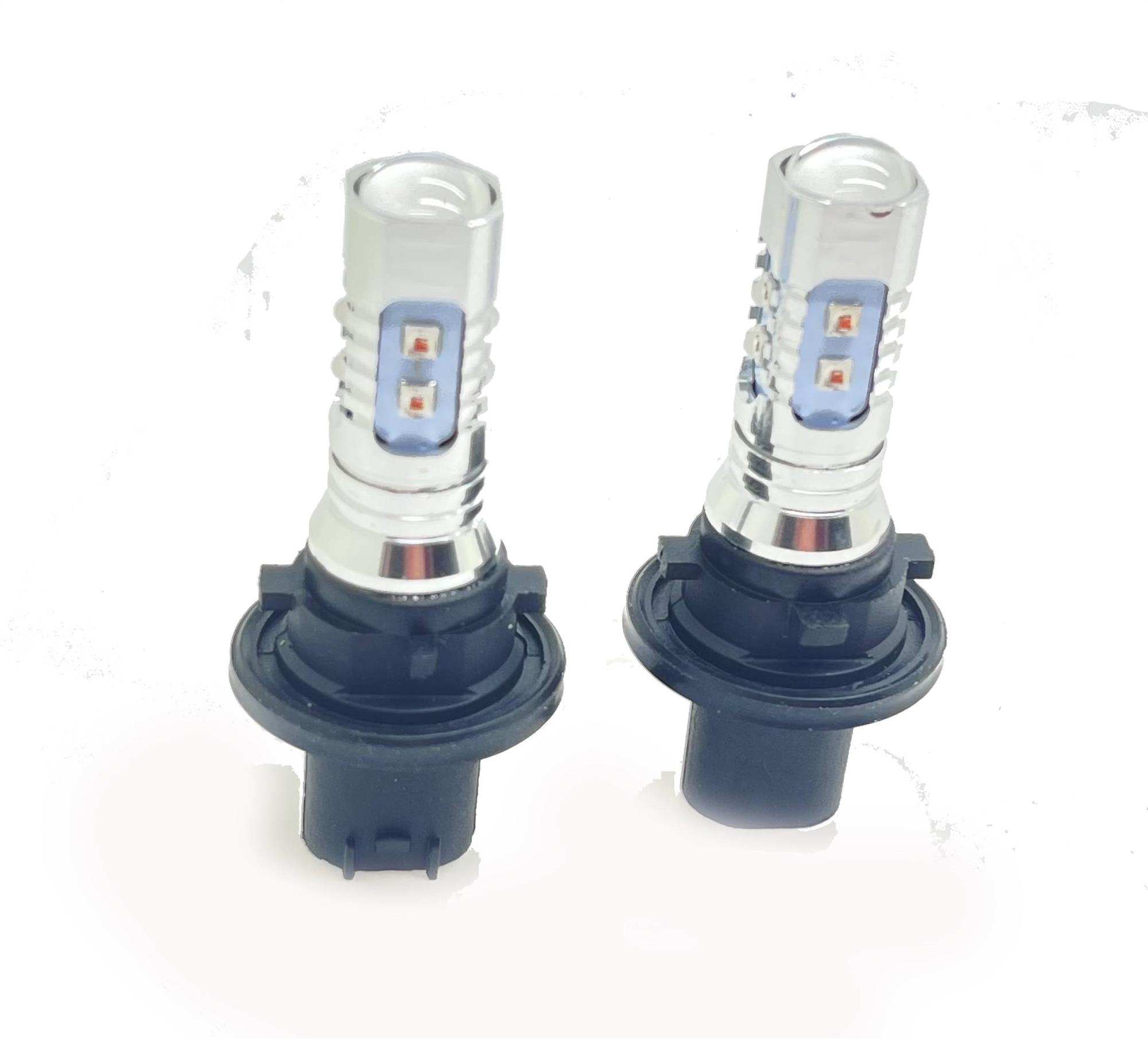 Pair PH24WY canbus led turn signal indicator bulbs amber orange yellow ...