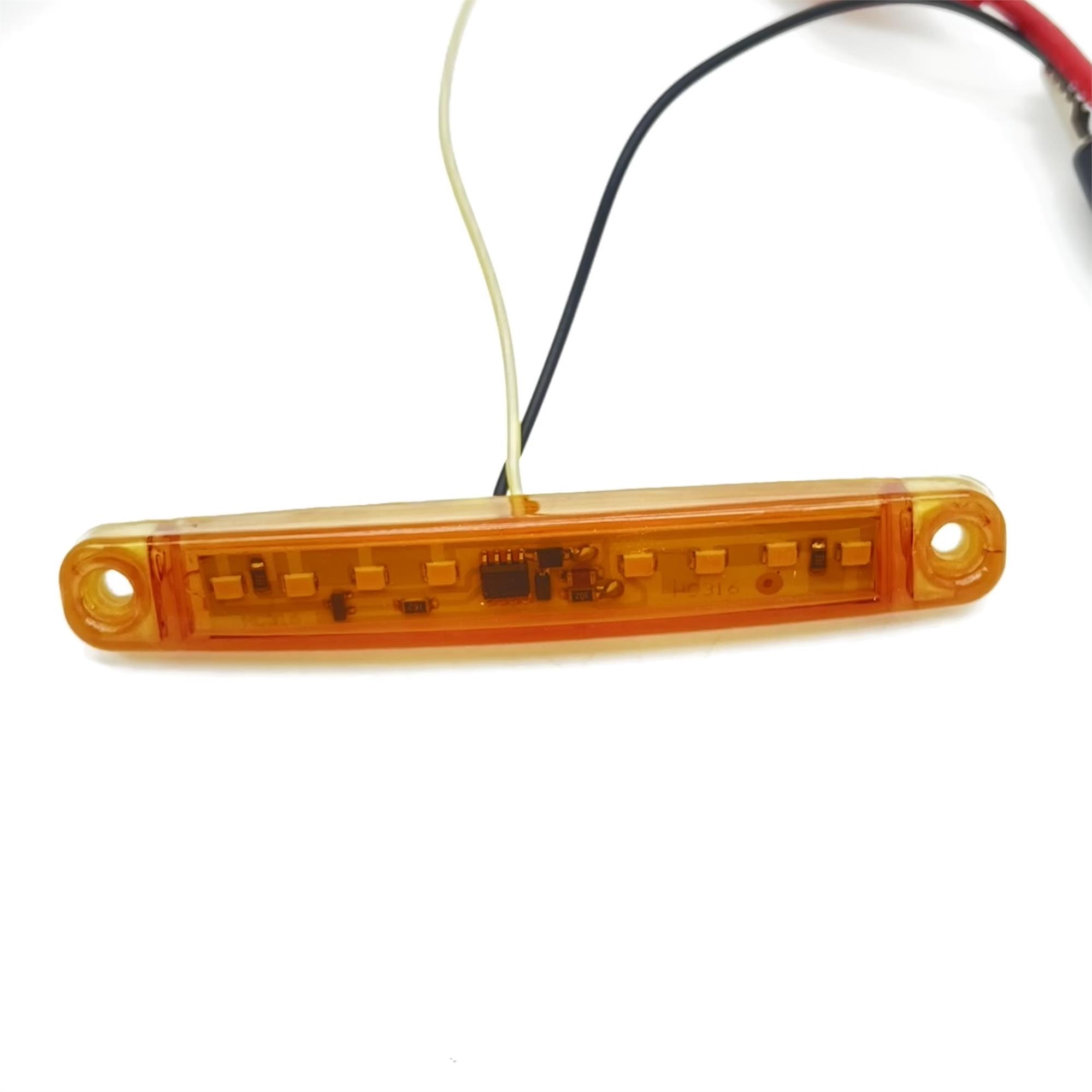 amber/yellow hazard emergency strobe LED lights flashing recovery truck